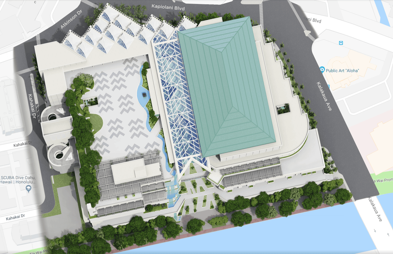 Hawaii Convention Center 3D Map