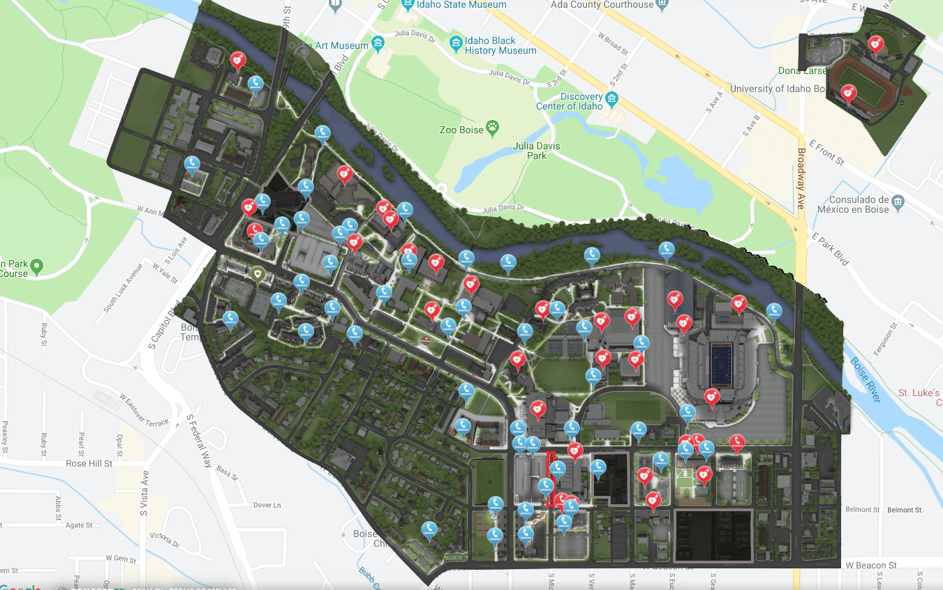 Concept3d S New Night Map Feature Supports Campus Safety And Security Concept3d